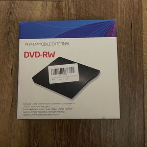 Pop-up mobile external DVD-RW- see pic for details